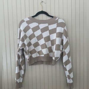 Hollister Checkered Sweater